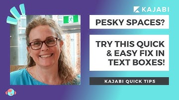 Kajabi Quick Tips | An easy fix for random spacing issues on Kajabi pages and emails