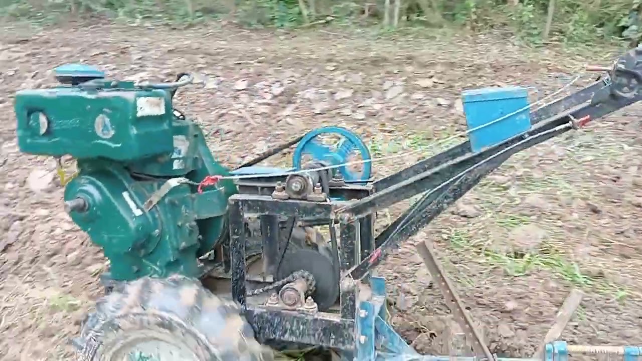 घास  बिल्कुल खत्म हो गई #देसी जुगाड से #farming #farmer #machine
