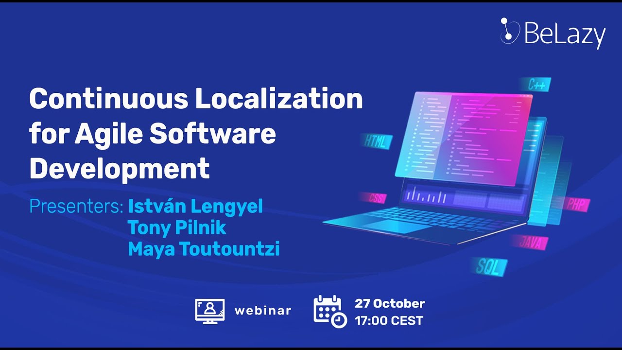 Continuous localization for agile software development webinar