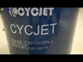 How to print logo on metal drum by CYCJET CH3UV large character handheld inkjet printer