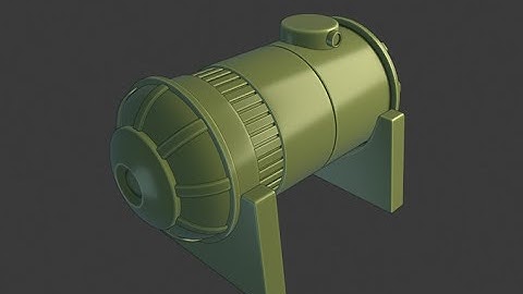 Blender 2.8: Modeling a SciFi Prop 2