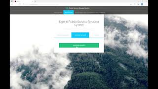How to use the Public Service Request App