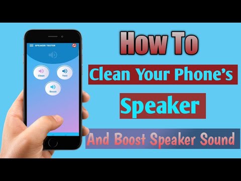 How To Clean Your Phone's Speaker and remove unwanted dirt or water ...