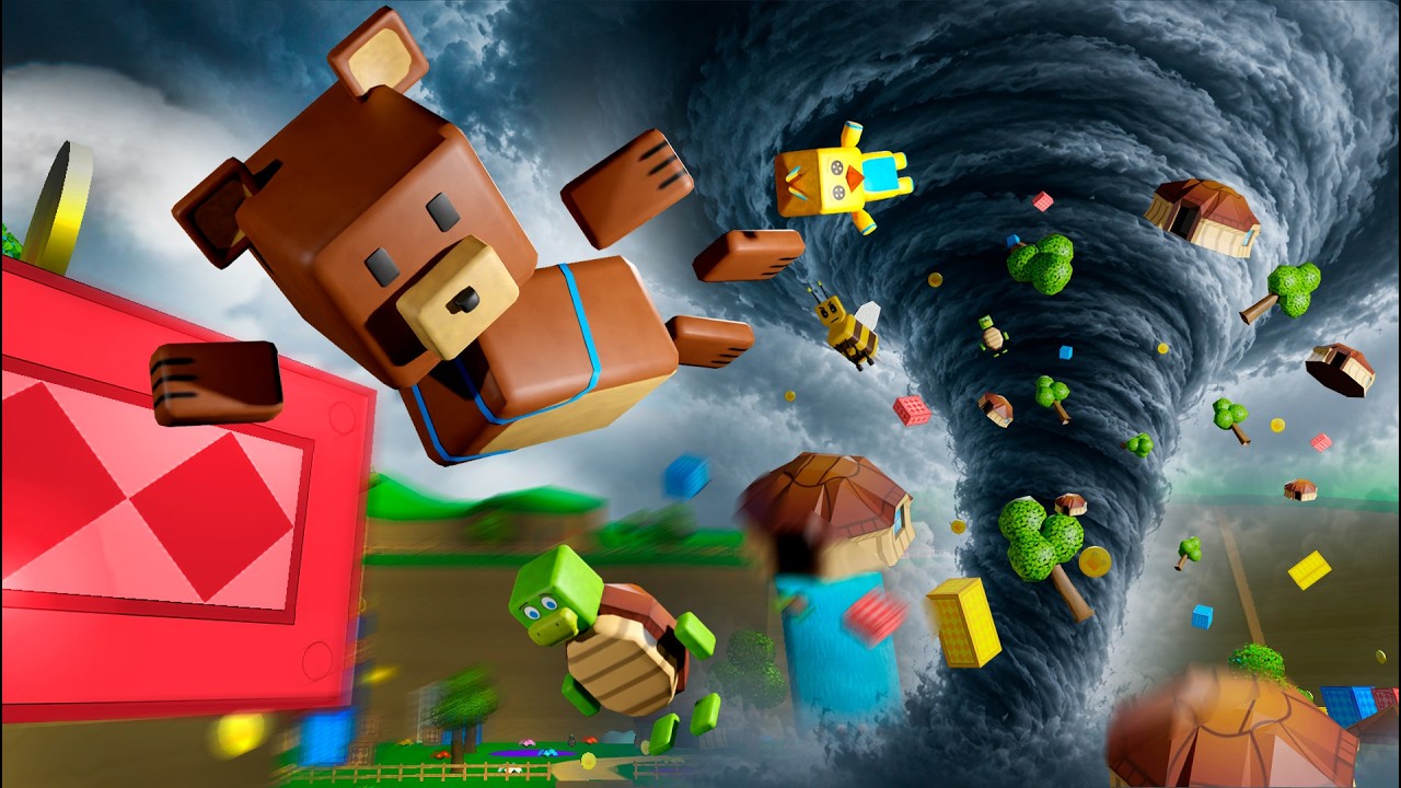 DESTRUI Super bear Adventure con este TORNADO