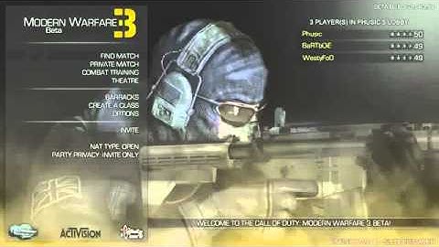 ModernWarfare3 - Beta Lobby Screen (OFFICIAL)