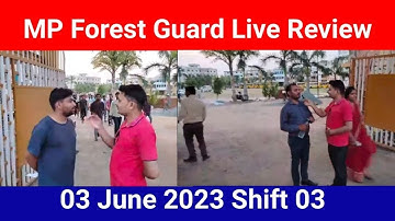 MP Forest Live Review & Analysis 03 June 2023 Shift 03