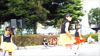 ガールズHIPHOPダンス　キッズダンス　成瀬祭り　町田市成瀬　ソピックカルチャースクール GIRLS HIPHOP DANCE