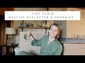 CABIN DECLUTTER | Huge Declutter and Organization | Minimalist moves to the woods!