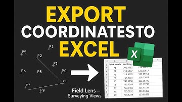 Export Coordinates from AutoCAD to Excel (CSV) | Using LISP File – Easy Method