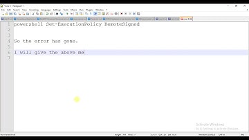 execution of scripts is disabled on this system | Solved | npm | powershell