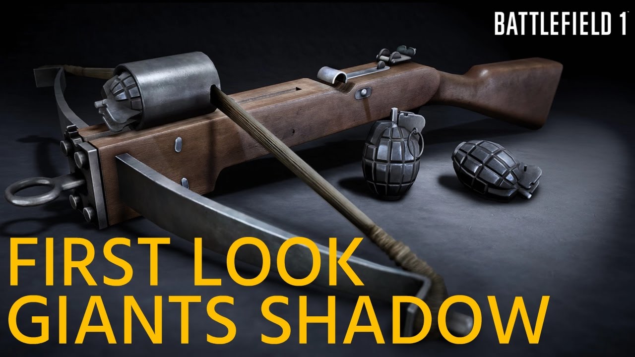 Battlefield 1 Giants Shadow NEW WEAPON | Official Trailer First Look
