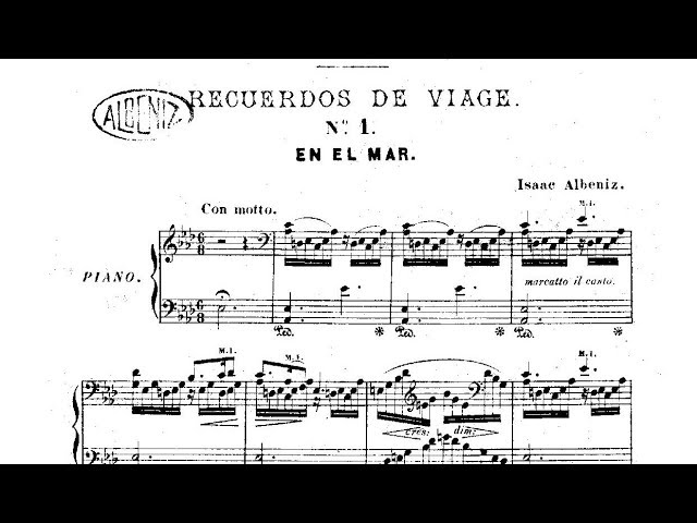 Albeniz - Souvenirs de voyage: "Puerto de Tierra" :