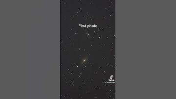 I pointed my telescope at the Bode’s and cigar galaxy #space #astronomy