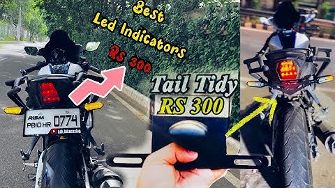 Install Tail Tidy And Led Indicator on R15M 😍|| Cheap And Best modification ||#Ldhbiker