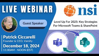 Level Up For 2025 Key Strategies For Microsoft Teams & SharePoint Success