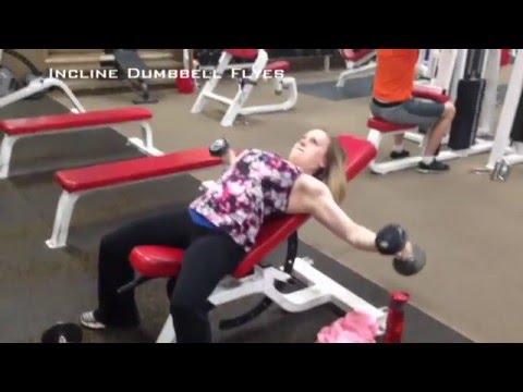 Incline Dumbbell Flyes - Demo Clip - YouTube