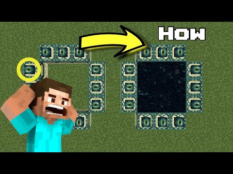 How to make end portal/Minecraft/tutorial/Al hind gameplay