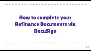 Celebrity How To: Complete Your Refinance Documents via DocuSign Wealth
