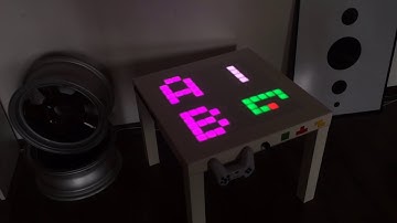 Arduino led Tetris table Tetris gameplay led game table controlled by gamepad