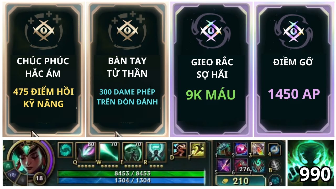 HỒI MÁU KHÔNG SỐ LÙI CÙNG KARMA 4 LÕI NGUYỀN RỦA VỚI 990 CỘNG DỒN | LOL | ARENA
