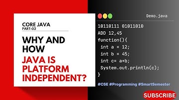 Why and How Java is platform Independent? | Core Java | Telugu Explained