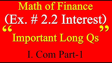 Important Long questions Chapter 2 Compound interest Business Math ICompart1| Supply tyari ICom p1