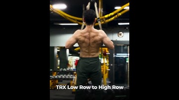 TRX Low Row to High Row
