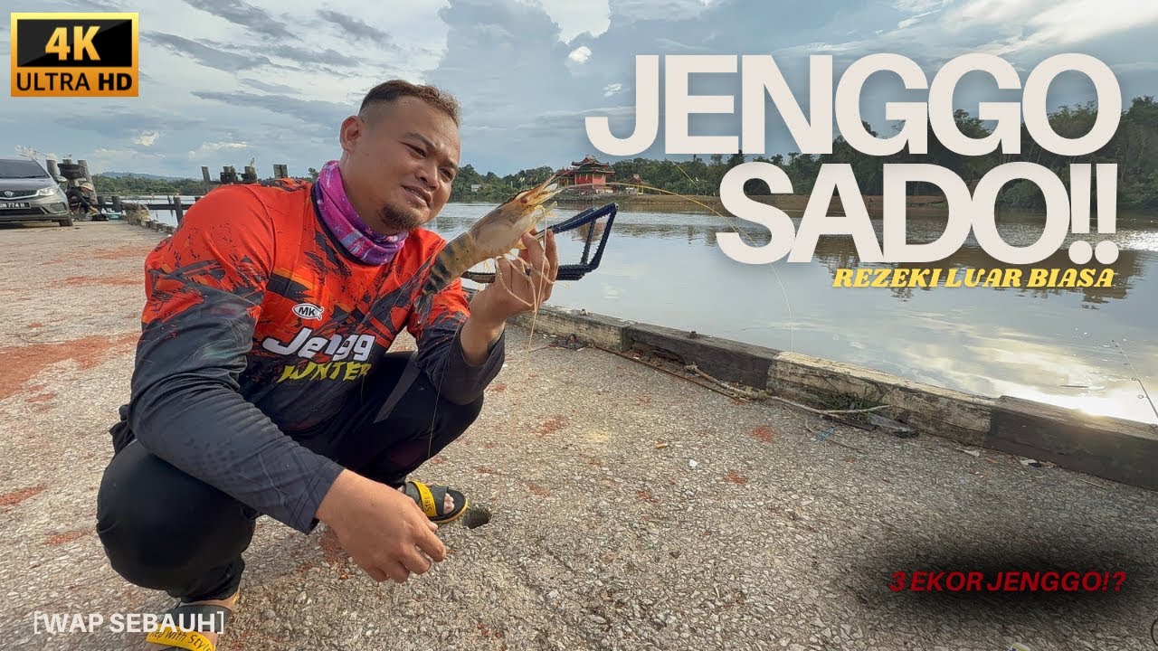 Rezeki Tak Pernah Salah Alamat! Jenggo Sado Muncul di Wap Sebauh 🦐🔥 #jenggo #memancingudanggalah 