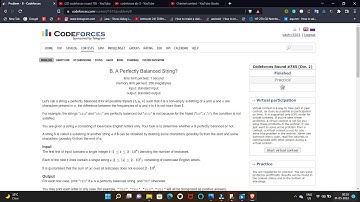 B. A Perfectly Balanced String? | Codeforces round 785 | Codeforces | div 2| hindi