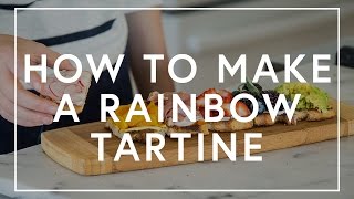 How To Make A Rainbow Tartine with The Kitchy Kitchen | The Zoe Report by Rachel Zoe screenshot 4