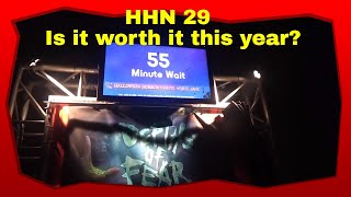 Halloween Horror Nights (HHN 29) honest review and tour. Is it worth a frequent fear pass?