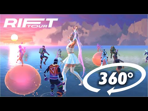 360° Ariana Grande Fortnite Rift Tour Live Event in VR