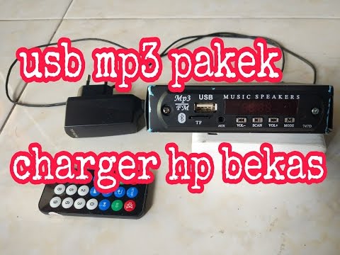 MP3 player pakek charger bekas