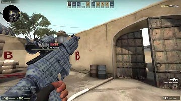 My first try at playing CS:GO left handed.