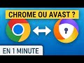 Diffrences entre google chrome et avast secure