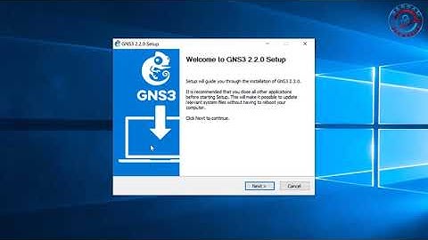 Download and install GNS3