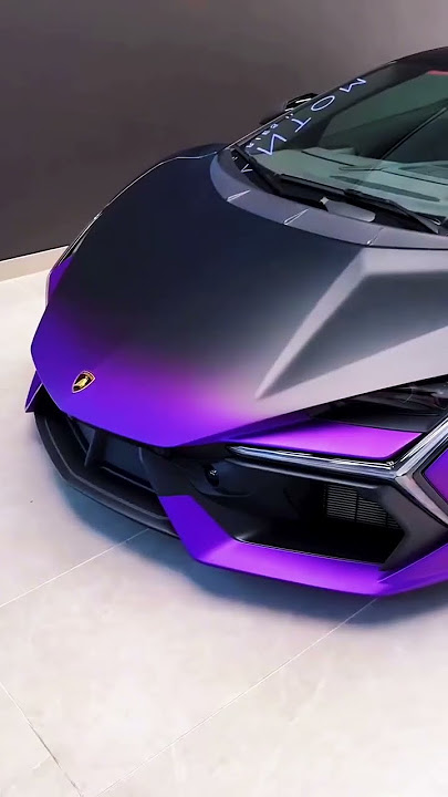Striking Purple Lamborghini Masterpiece 🚗💜
