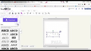 Making oulines with Canvas Jen Blausey Brother ScanNCut