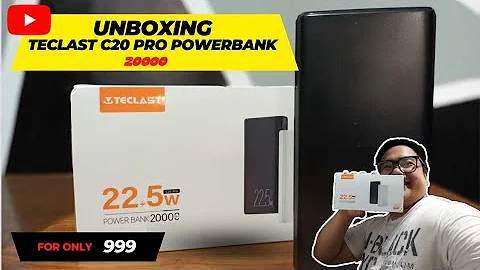 TECLAST C20 PRO 20000mAh | Unboxing | Tiktok Order