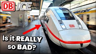 The New HighSpeed Train Germany LOVES to HATE!  DB ICE 4 Review