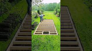 Secret Underground Bunker in Garden 😱🌿 | Luxury Hidden Room Build! #room #shorts #youtubeshorts #ai