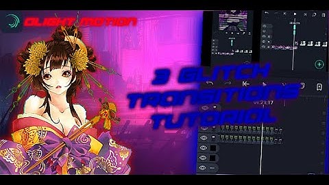 3 glitch transitions alight motion tutorial