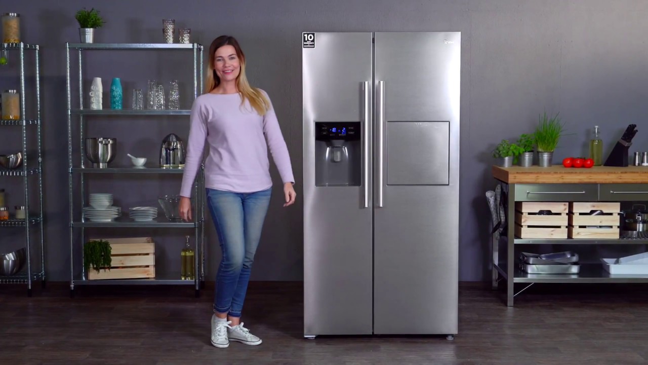 Midea KS 6.2 bar, Side by Side, Kühl- & Gefrierkombination, Kühl- &  Gefriergerät, Barfach - YouTube