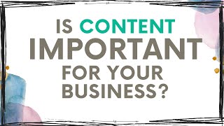 The Importance of Content