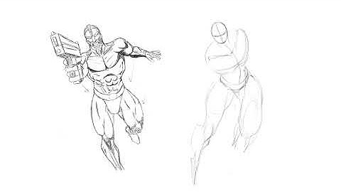 ✏️ How to Draw Dynamic Poses and Foreshortening | (Art Critique) & Redraw
