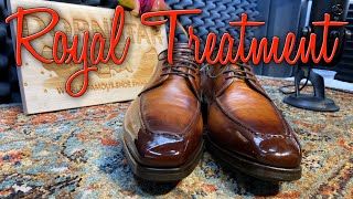 ASMR | MAGNANNI DIVERSA | Royal Treatment | Patina fix & High Gloss Shoe Shine
