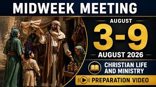 Midweek Meeting | August 3–9, 2026 | Christian Life and Ministry | Preparation Video