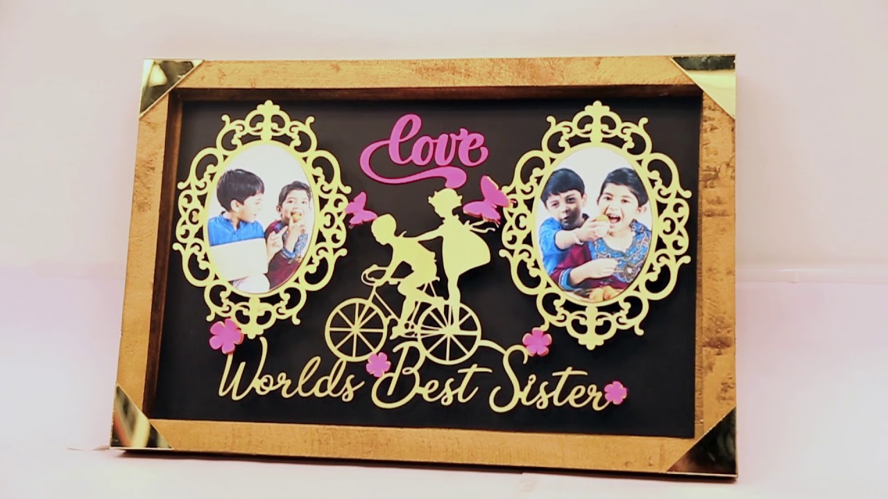 World’s Best Sister Photo Stand Gift Kya De Surprise Gift Best Gift For Sister Rakhi