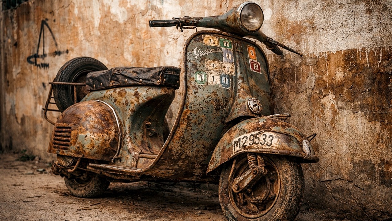 アクセサリー VESPA! RESTORE & MAINTENANCE 60 Years Abandoned 1960s Vespa Scooter — Full Restoration - YouTube