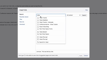 Insert a text link - Learn Atlassian Confluence #87